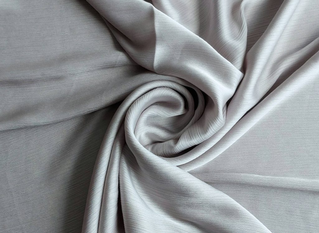 Crinkle Satin | Silver – Anaqah